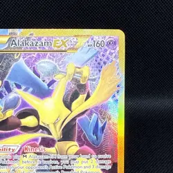 Pokemon TCG Alakazam EX Holo Ultra Rare 2016, 125/124 Card HP - Image 5