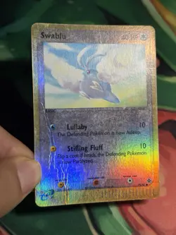 Swablu 75/97 EX Dragon Pokemon Card Reverse Holo Foil Rare MP HP - Image 3