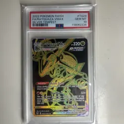 PSA 10 Rayquaza Vmax TG29/TG30 Pokemon Silver Tempest Holo Full Art Graded Card - Image 1