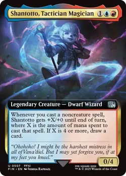 Shantotto, Tactician Magician Extended Art Final Fantasy MTG NM - Image 1