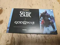 Magic the Gathering Secret Lair x Playstation GOD OF WAR NORSE Non-Foil - Image 1