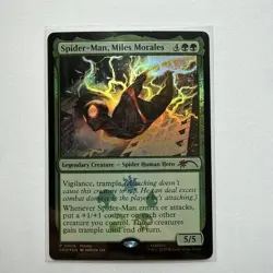 Spider-Man, Miles Morales - Foil NM - Spider-Man Magic The Gathering P0008 - Image 1