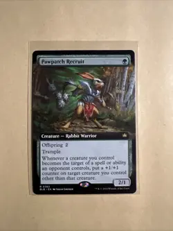 MTG Pawpatch Recruit BLB 0363 R NM Regular Extended Art Rare - Image 1
