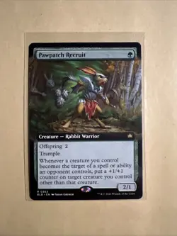 MTG Pawpatch Recruit BLB 0363 R NM Regular Extended Art Rare - Image 2