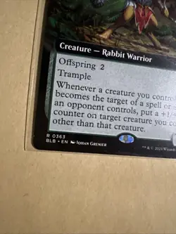 MTG Pawpatch Recruit BLB 0363 R NM Regular Extended Art Rare - Image 3