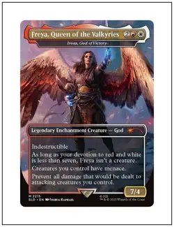 1x Freya, Queen of the Valkyries - Iroas, 2215, Secret Lair, Magic MTG NM - Image 1
