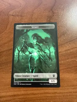 Spirit (001) Spirit (002) Double-sided Token Commander: Innistrad: Crimson Vow - Image 1