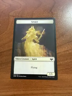 Spirit (001) Spirit (002) Double-sided Token Commander: Innistrad: Crimson Vow - Image 2
