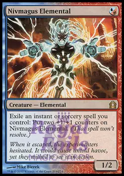 Nivmagus Elemental 1x FOIL RTR MTG Return to Ravnica Rare MINT blue red - Image 1