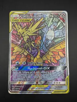Pokemon Moltres & Zapdos & Articuno GX SM210 TAG TEAM Promo - Image 1