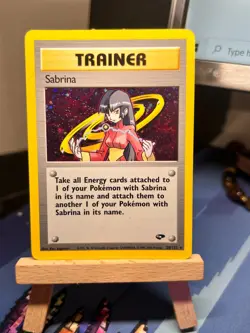 Gym Challenge Pokemon TCG Sabrina 20/132 HP Vintage - Image 1