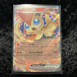 Victini EX 142 Scarlet & Violet Promo Holo Pokemon TCG Card NM Black Star ⭐ - Image 4