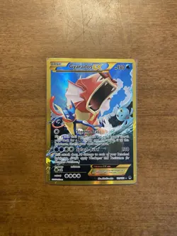 Pokemon TCG Gyarados EX 123/122 XY Breakpoint 2016 Secret Holo Rare NM - Image 1