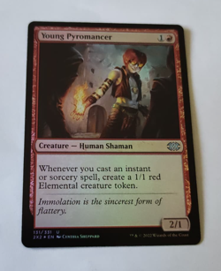 MtG Young Pyromancer (2X2-131) Uncommon Foil English MINT - Image 1