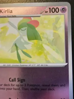 Kirlia 059/132 Reverse Holo Common Mega Evolution Pokemon TCG - Image 3