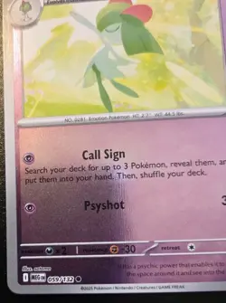 Kirlia 059/132 Reverse Holo Common Mega Evolution Pokemon TCG - Image 4