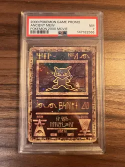 2000 POKEMON GAME PROMO ANCIENT MEW POKEMON 2000 MOVIE PSA 7 - Image 1
