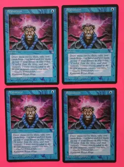 Magic the Gathering MTG Ice Age BRAINSTORM X 4 LP/EX C 1995 Nice! - Image 1