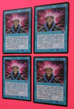 Magic the Gathering MTG Ice Age BRAINSTORM X 4 LP/EX C 1995 Nice! - Image 2