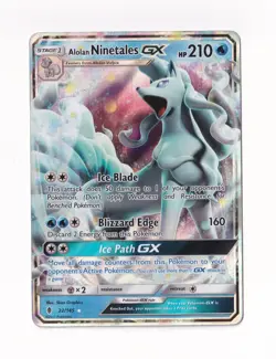 Pokemon Sun & Moon Guardians Rising #22/145 Alolan Ninetales GX - Image 1