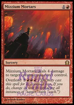 Mizzium Mortars 1x FOIL RTR MTG Return to Ravnica Rare MINT red - Image 1