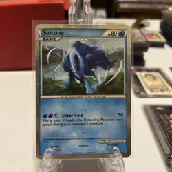 Pokemon TCG Suicune Black Star Promo HGSS21 2010 Shiny Holo - Image 1