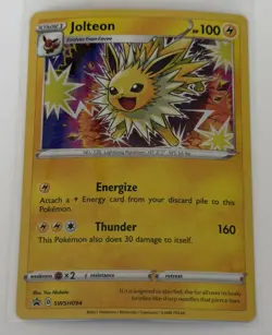 Pokemon TCG Jolteon SWSH Black Star Promo Holo SWSH094 - Image 1