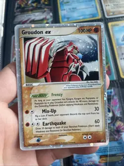 Pokemon Groudon EX Holo Black Star Promo #038 - Image 1