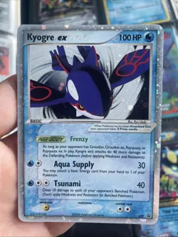 Kyogre EX 037 Holo Pokemon TCG Nintendo Black Star Promo 2006 - Image 1
