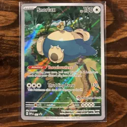 Pokemon TCG Snorlax SVP 051 Pokemon Center Stamped 151 ETB Promo Sealed - Image 1