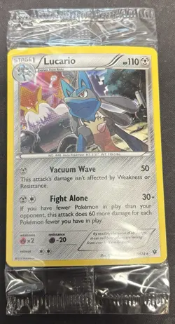Pokemon Lucario 63/124 w/ Bisharp 64/114 & Zoroark 91/162 Sealed Promo Pack NM - Image 1