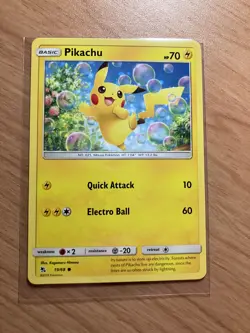 Pikachu 19/68 - Hidden Fates - Pack to Sleeve - Pokemon TCG 2019 - Image 1