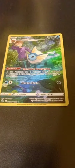 Pokemon Vaporeon TG02/TG30 Brilliant Stars Trainer Gallery Ultra Rare Holo - Image 1