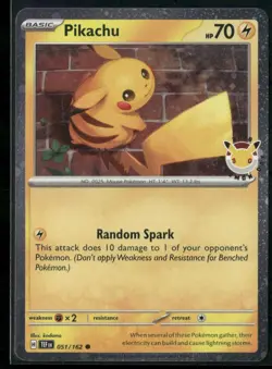 ✰ PIKACHU 051/162 PROMO POKEMON DAY 2026 ✰ NM/M - Image 2