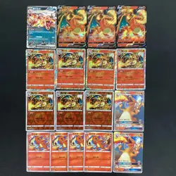 17*Lot Pokemon TCG S-Chinese Charizard ex/V/GX Charmander #11 HV19 - Image 1
