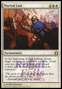 Martial Law 2x FOIL RTR MTG Return to Ravnica Rare MINT white - Image 1