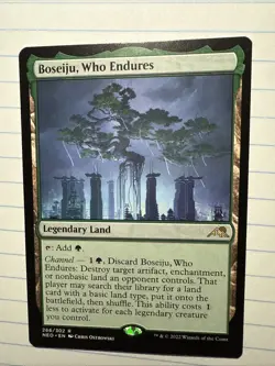 Boseiju Who Endures Kamigawa: Neon Dynasty Card #266/302 MTG Magic the Gathering - Image 1