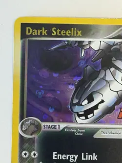 Pokemon TCG Dark Steelix 10/109 Team Rocket Returns Reverse Holo Stamp - Image 2