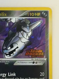 Pokemon TCG Dark Steelix 10/109 Team Rocket Returns Reverse Holo Stamp - Image 3