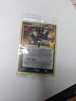 SEALED- *CRIMP ERROR* - Pokemon Greninja Gold Star SWSH144 - Black Star Promo - Image 4