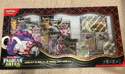 Pokemon TCG Paldean Fates Great Tusk Iron Treads Ex Premium Collection Sealed - Image 1