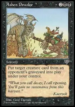 Ashen Powder - Medium Play MTG Mirage - Image 1