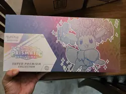 Pokemon Scarlet & Violet Prismatic Evolutions Super-Premium Collection Box Eevee - Image 1