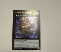 Yugioh! Pumpking the Great Ghost King, Ultra Rare, MZMU-EN005, 1st Edition - Image 1