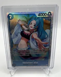 One Piece TCG Nefeltari Vivi EB04-025 The Azure Sea's Seven English - Image 1