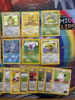 Vintage Pokemon Card Lot WOTC Cards Holo Etc Blastoise Entei E3 Pikachu Fire - Image 2