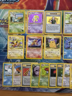 Vintage Pokemon Card Lot WOTC Cards Holo Etc Blastoise Entei E3 Pikachu Fire - Image 3