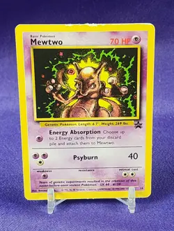 Pokemon Mewtwo 1995 Black Star Promo card #150 - Image 1