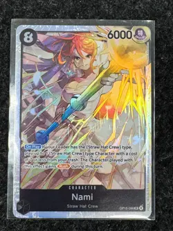 ONE PIECE OP15 NAMI CARD OP15-086 SR ENGLISH NICE!!! - Image 1