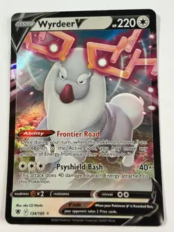 Wyrdeer V 134/189 Ultra Rare Holo SWSH10: Astral Radiance Pokemon Card - Image 1